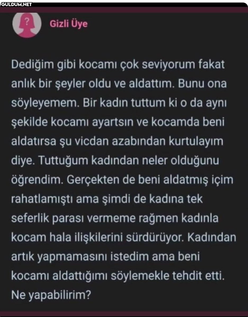 Ağlamaktan başka...