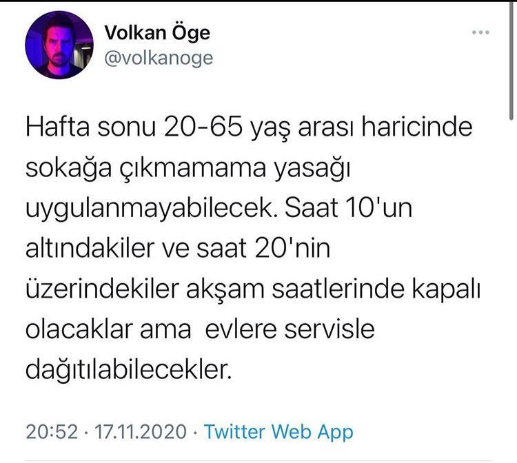 En son sokağa çıkma yasağı kepsleri
