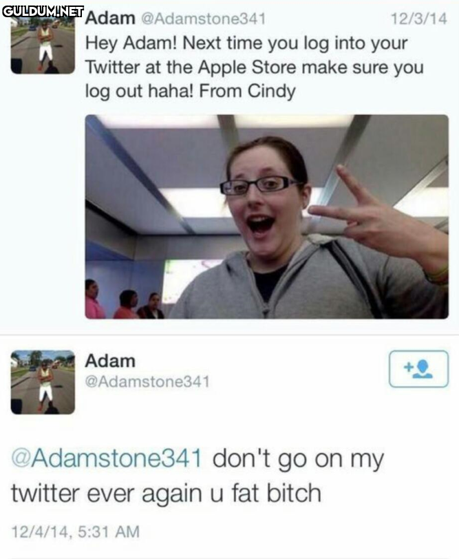 Adam @Adamstone341 12/3/14...