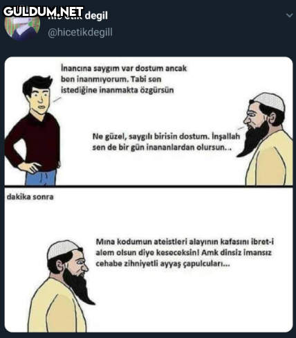 hic etik degil...