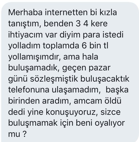 Twitter'da anonim...