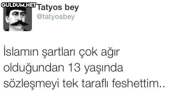 Tatyos bey @tatyosbey...