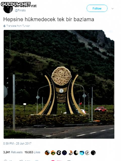 Buna çok güldüm   bir adet...