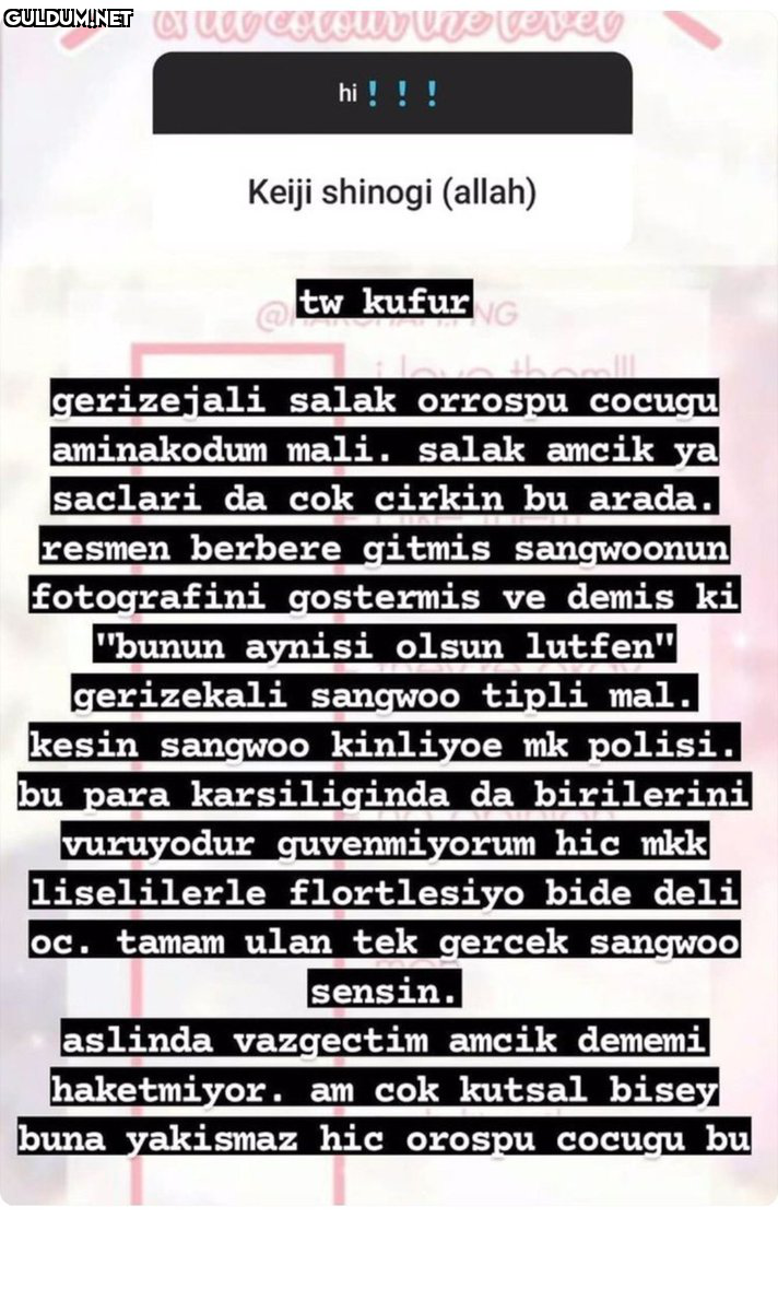 RT @ZkusagiZ: Yazık   hi !...