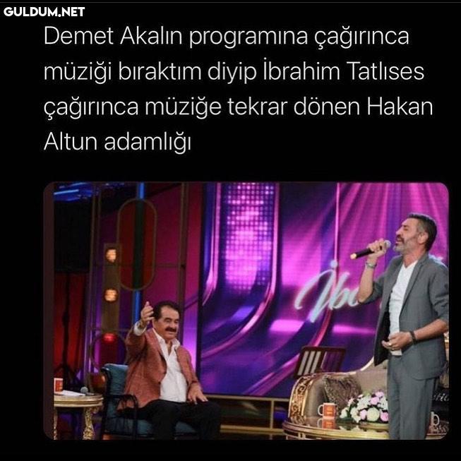 Demet Akalın programına...