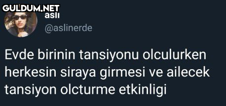 aslı @aslinerde Evde...