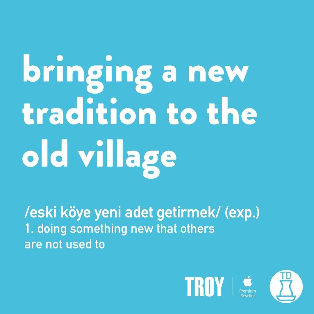 Troy eski köye yeni adet...