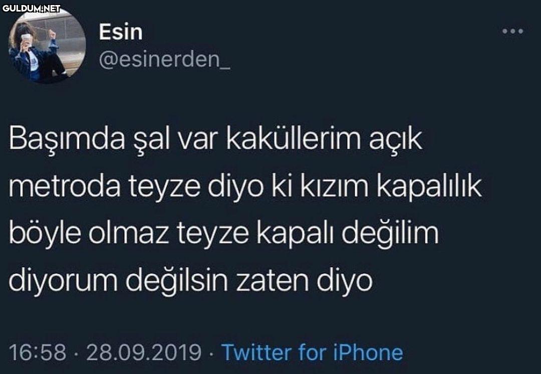 Teyze terörü Esin ......