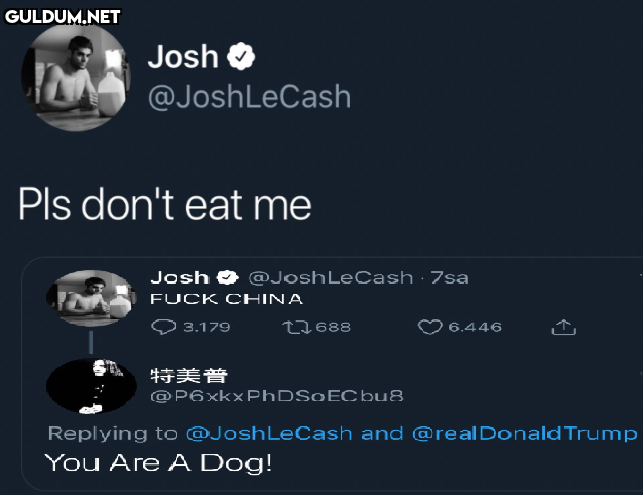 Josh O @JoshLeCash Pls...