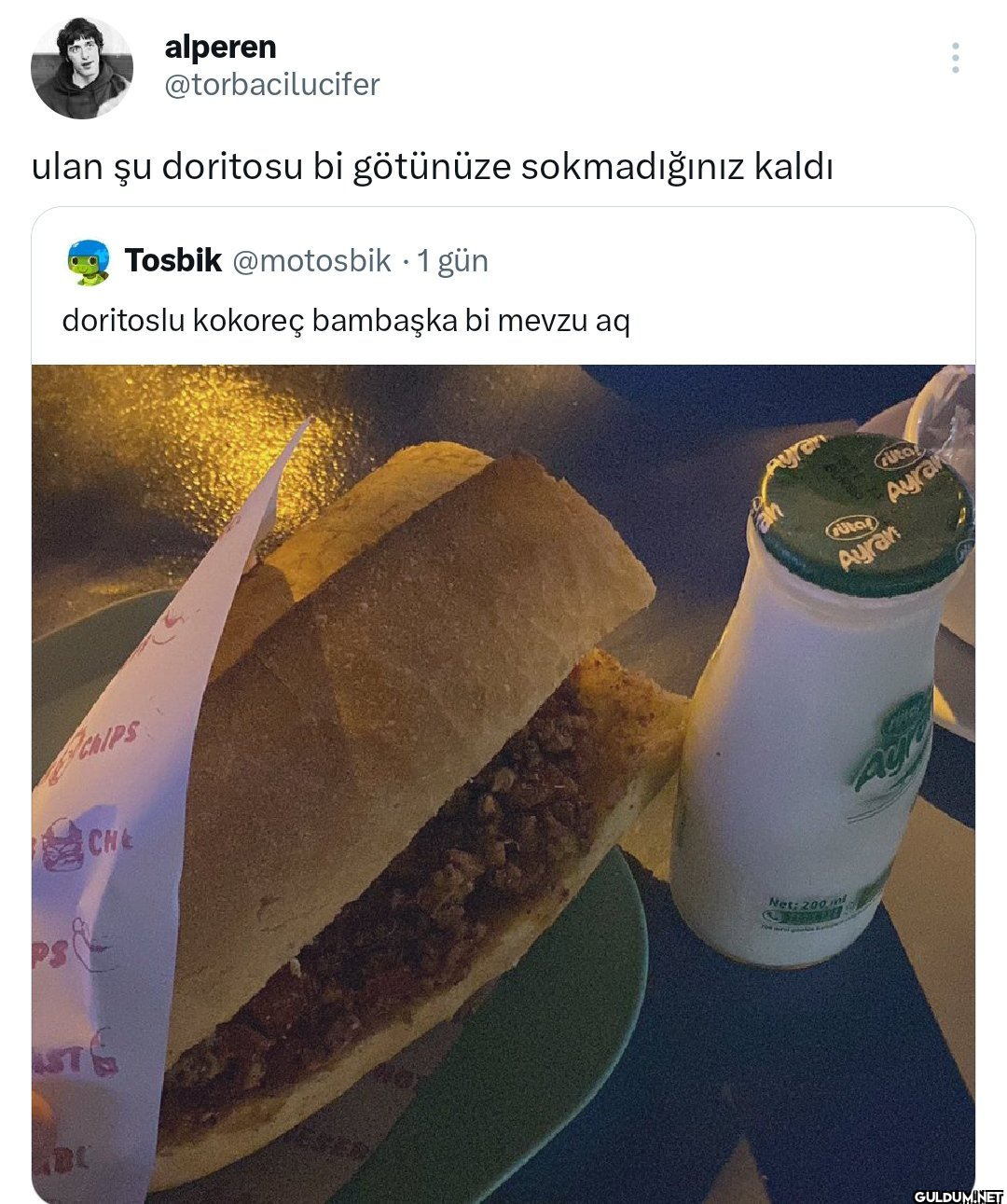 ulan şu doritosu bi...
