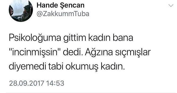 İncinmişsin videosunun...