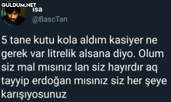 İsa @BascTan 5 tane kutu...