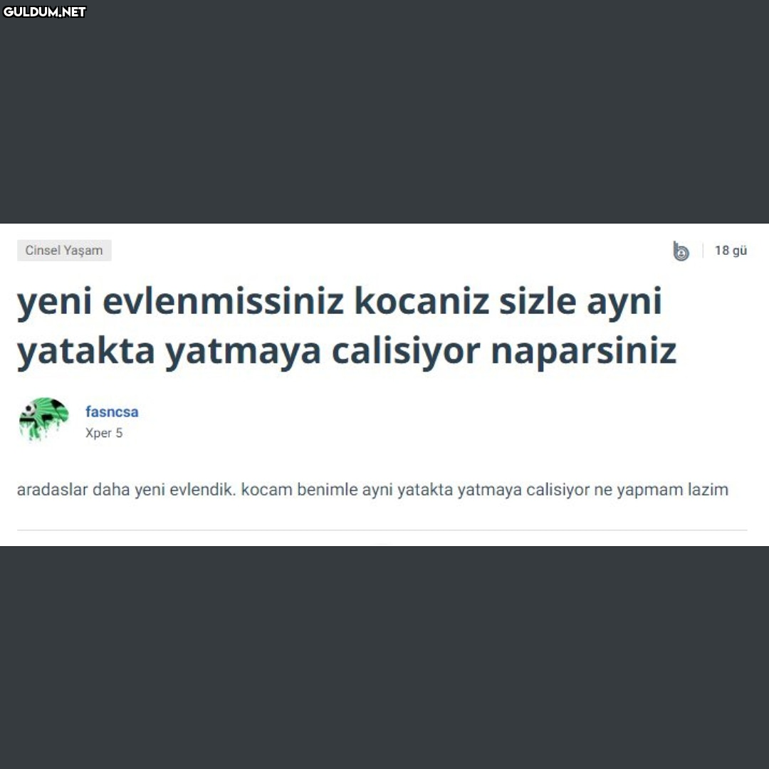 Ohaaaa terbiyesiz bu ne...