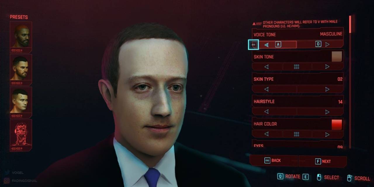 Cyberpunk 2077′de corpo karakterim.