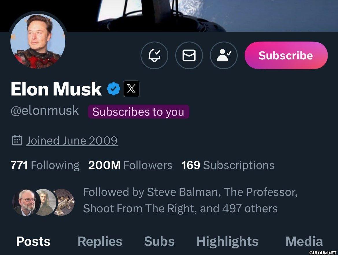 Elon Musk has just crossed...