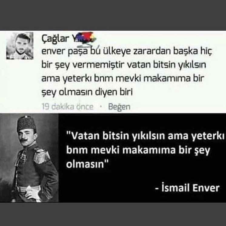 Enver Paşa bu ülkeye...