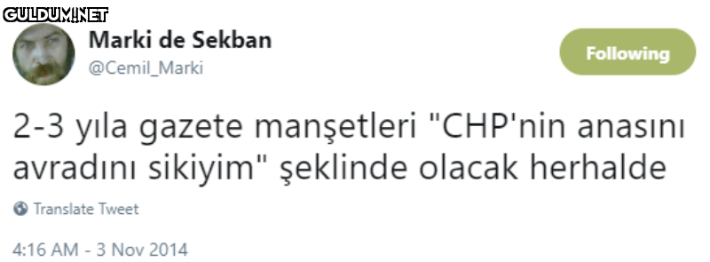Marki de Sekban Following...