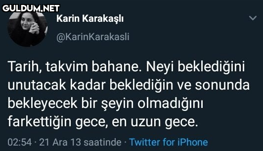 Karin Karakaşlı...