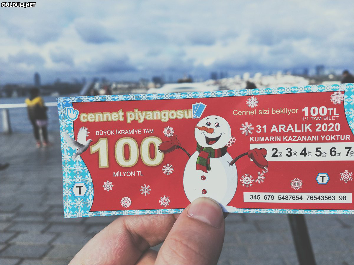 Aldık biletleri hadi...