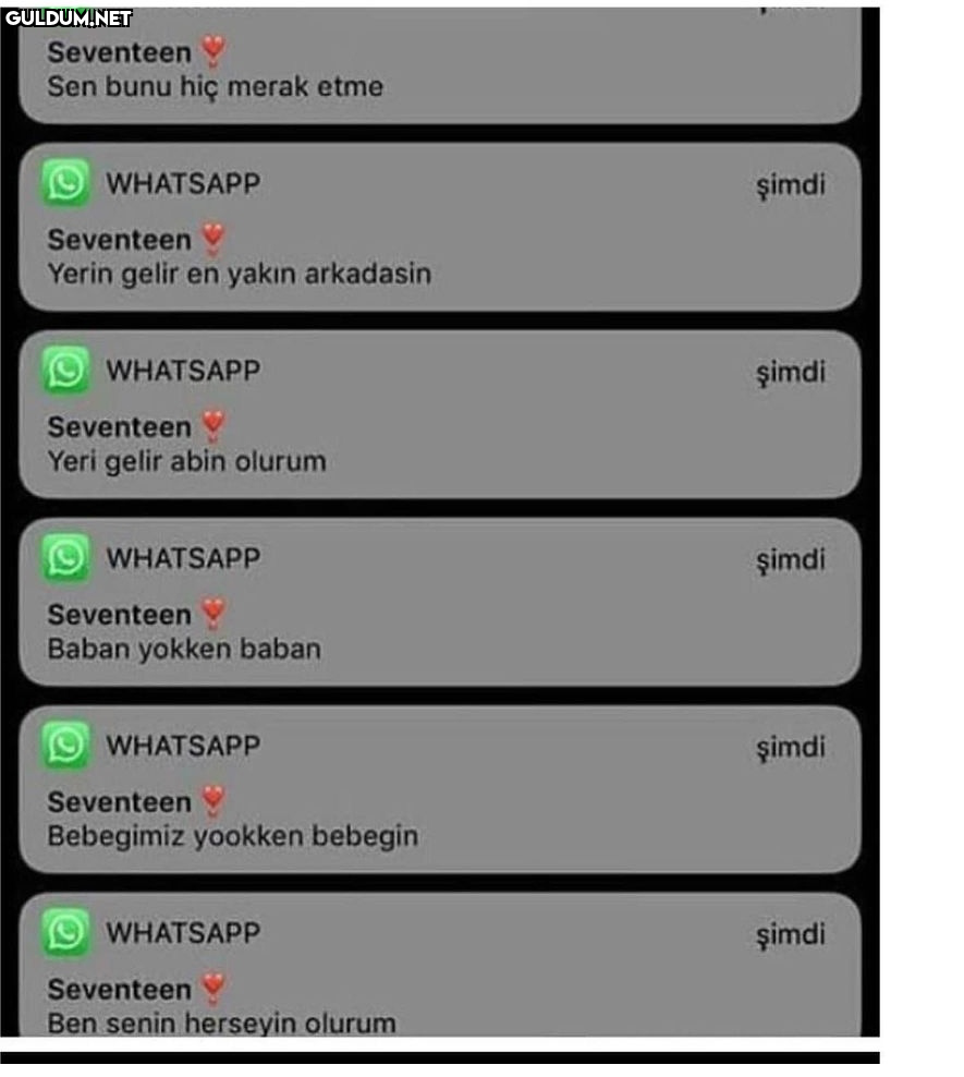 nE   Seventeen Sen bunu...