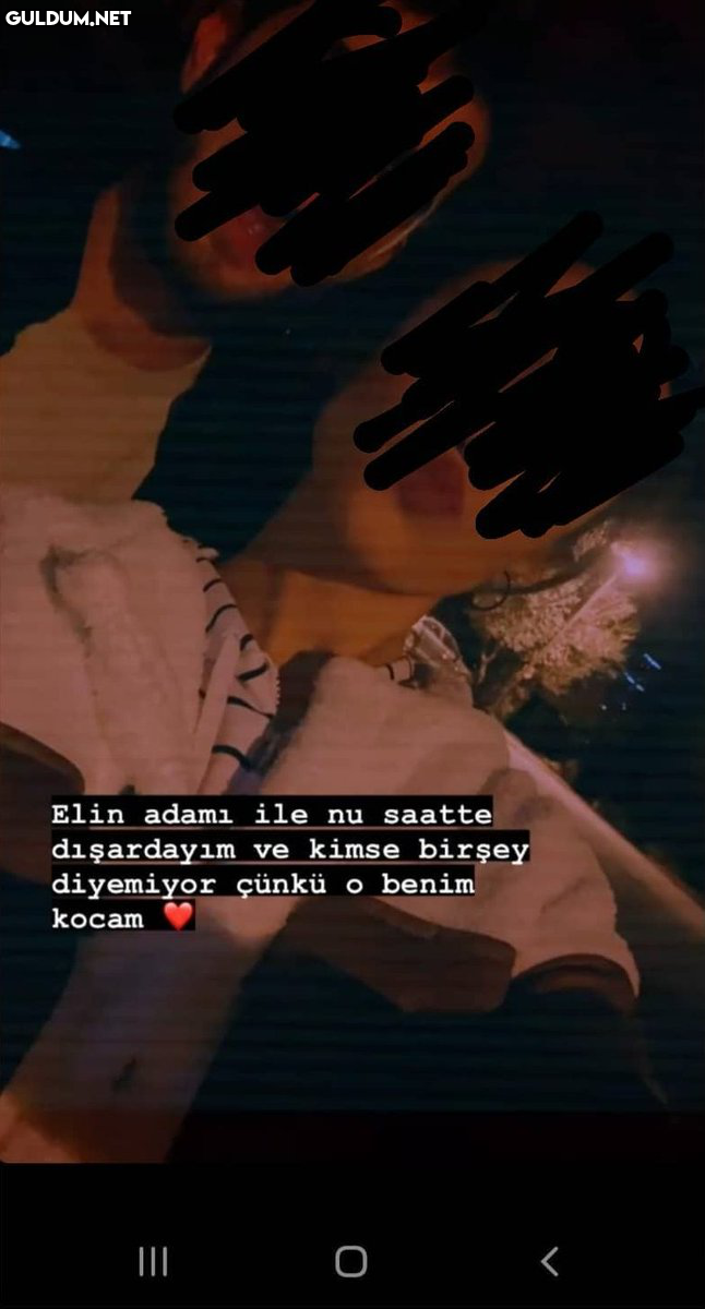 Elin adamı ile nu saatte...