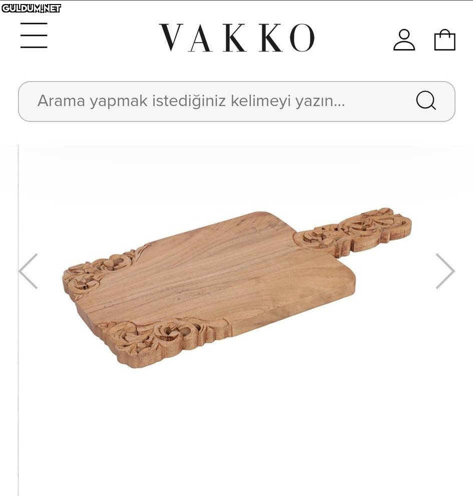 Bu kesme tahtası...