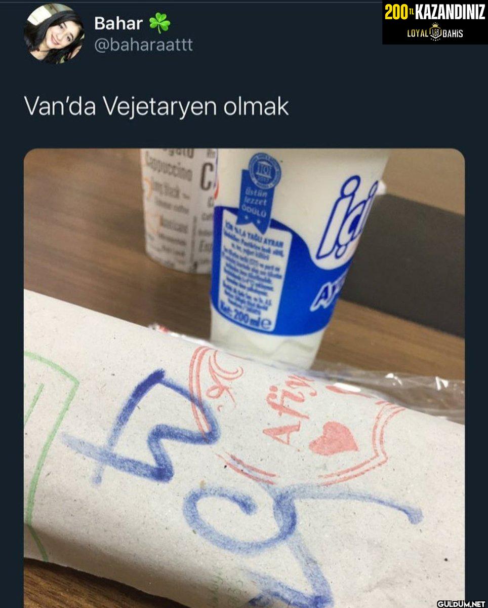 Van'da Vejetaryen olmak...