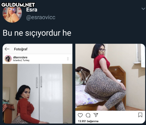 Esra @esraovicc Bu ne...
