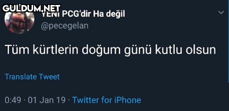YENİ PCG'dir Ha değil...