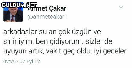 Ahmet Çakar @ahmetcakar1...