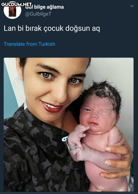 Gül bilge ağlama...