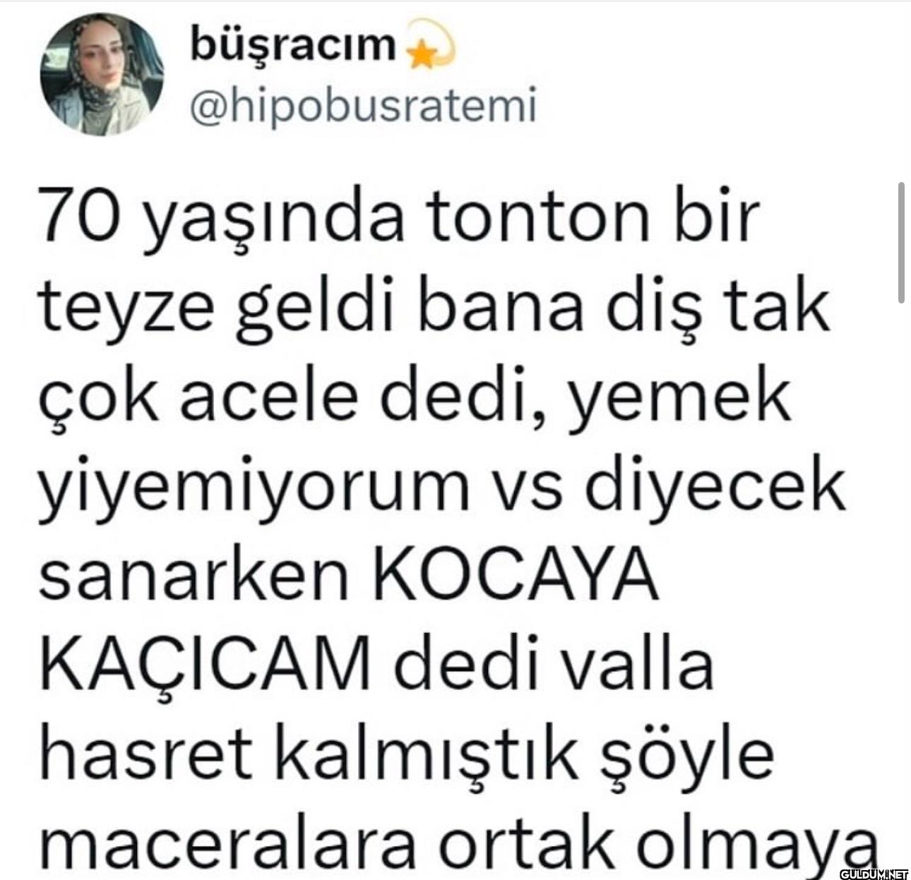 70 yaşında tonton bir...