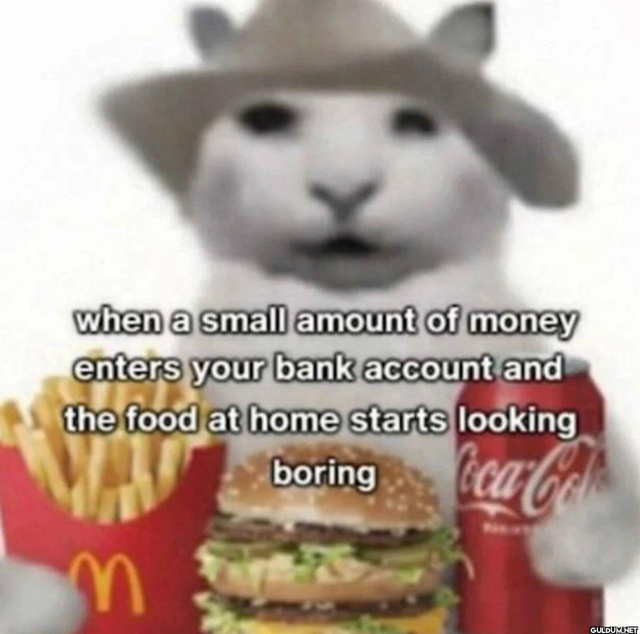 when a small amount of...