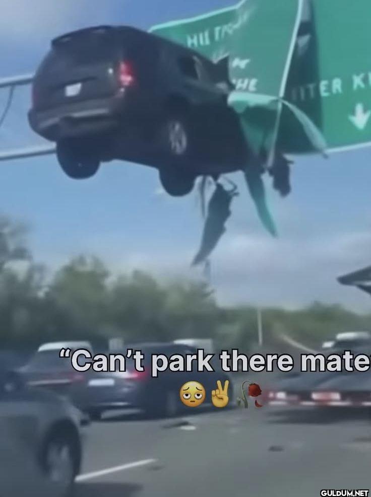 Can't park there mate