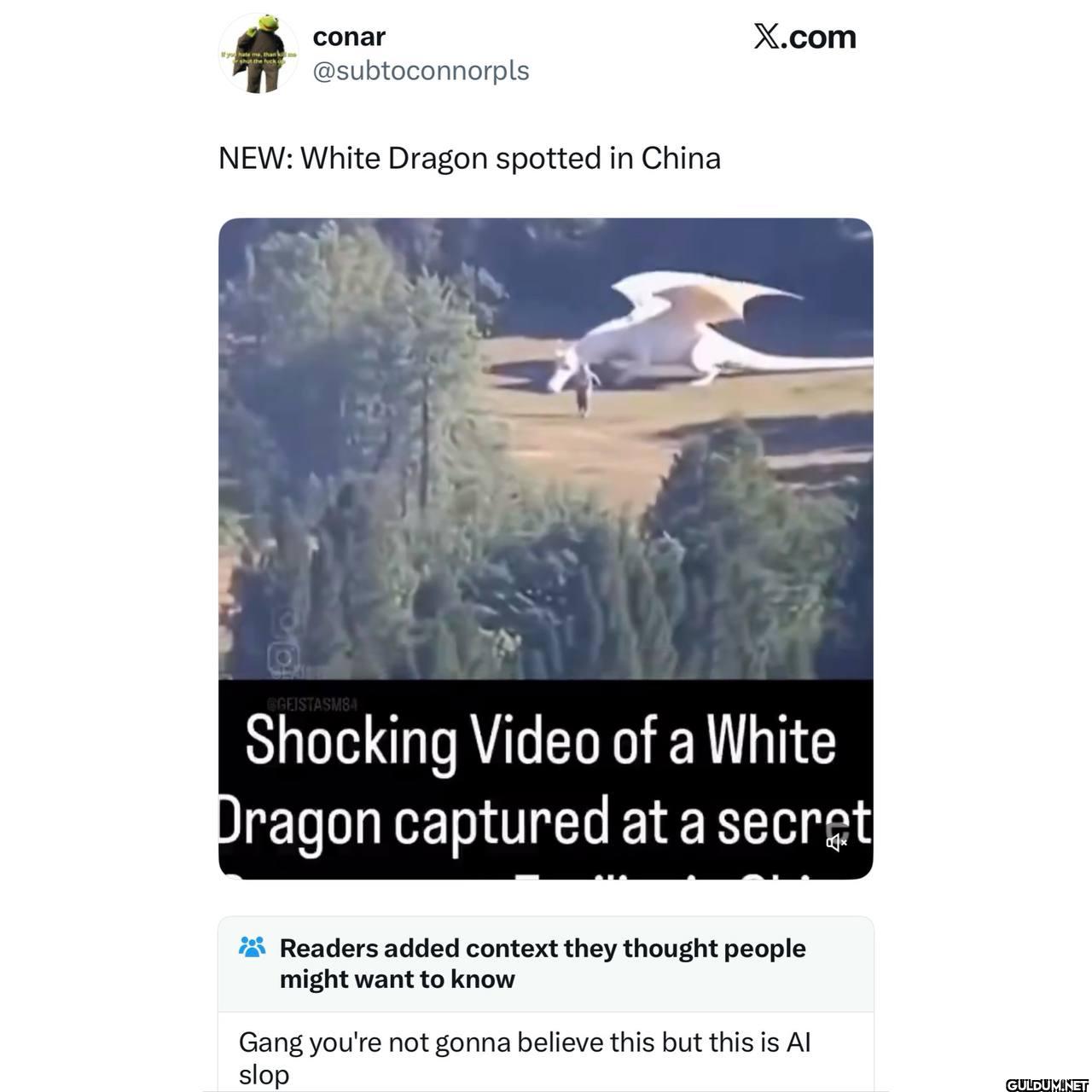 Totally thought it was...