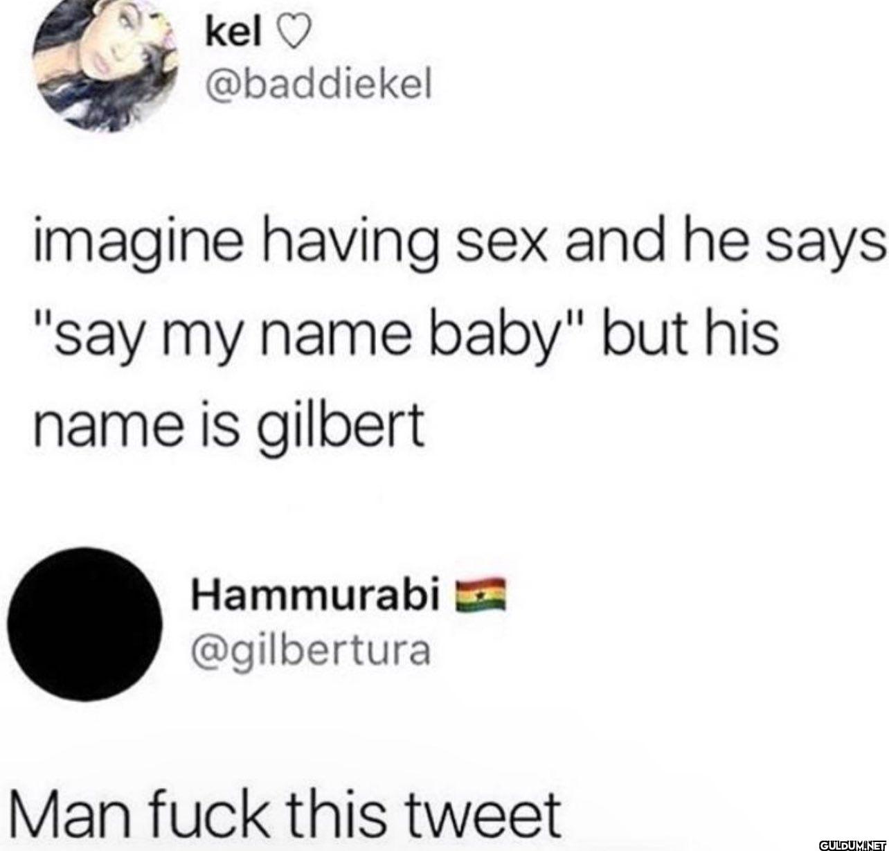 imagine having sex and he...
