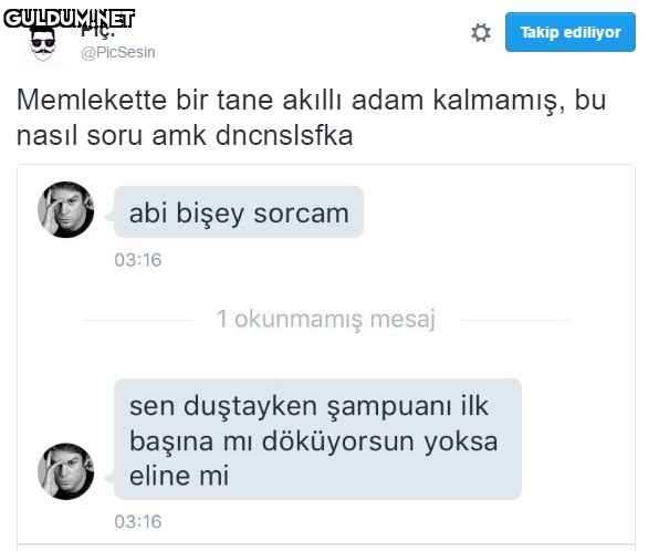 Piç. Takip ediliyor...