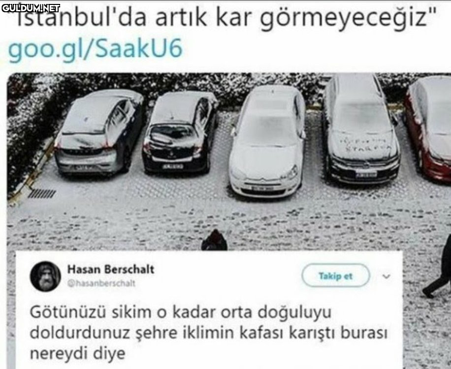 "İstanbul'da artık kar...