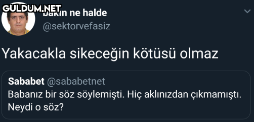 bakın ne halde...