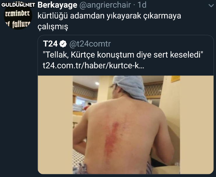 sastan. Berkayage...