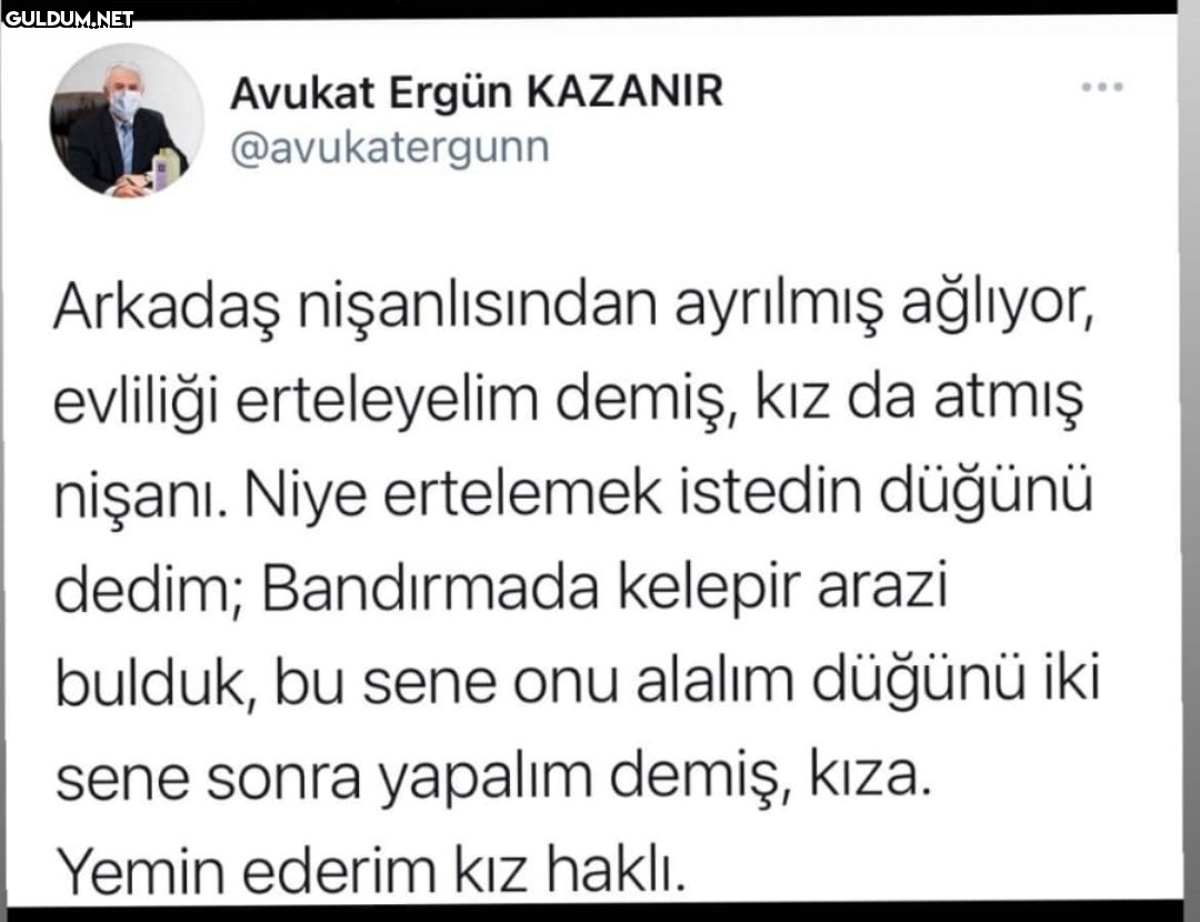 ben avukatın soyadını...