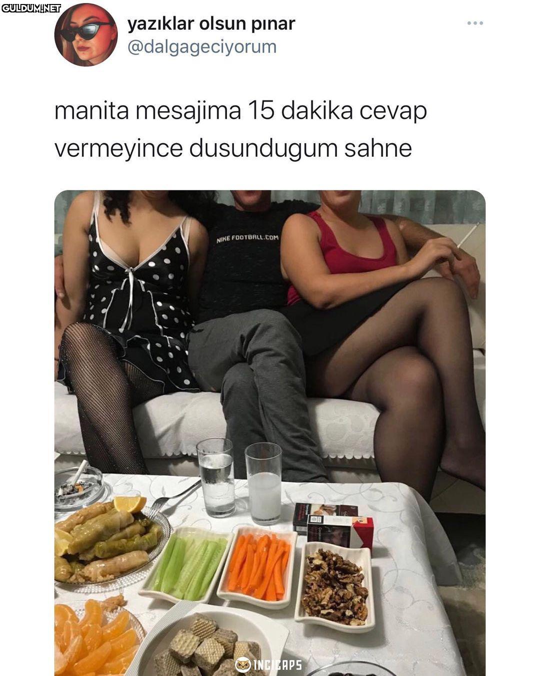 Sofraya feci patladım.....