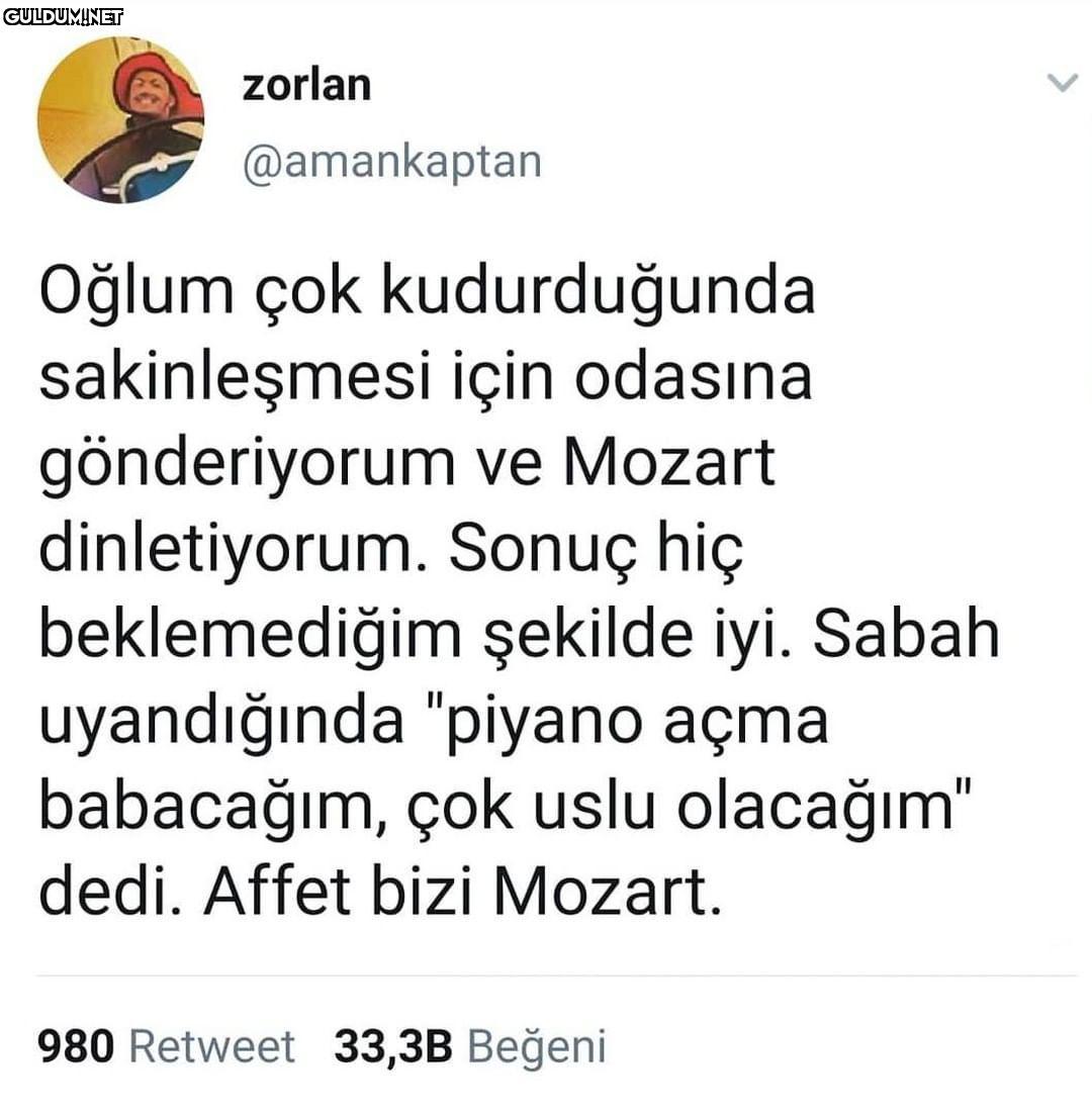 zorlan @amankaptan Oğlum...