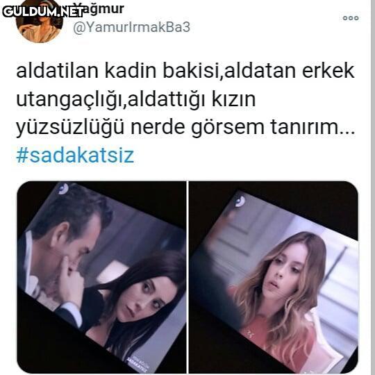 #sadakatsiz sosyal medyada...