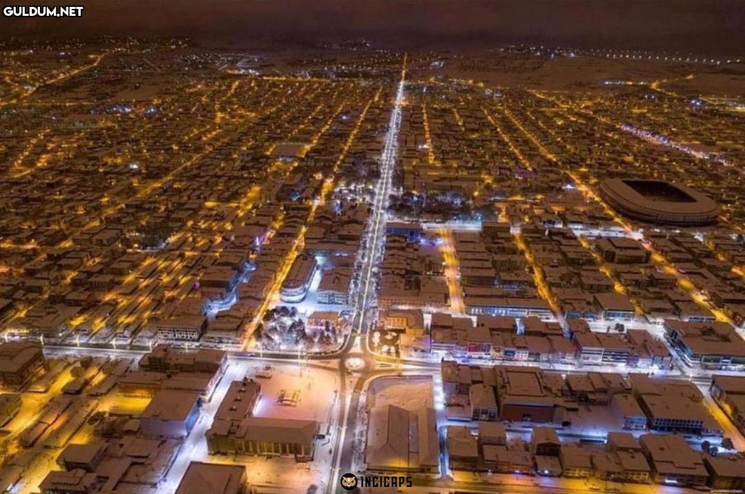Erzincan’ın şehir düzeni...