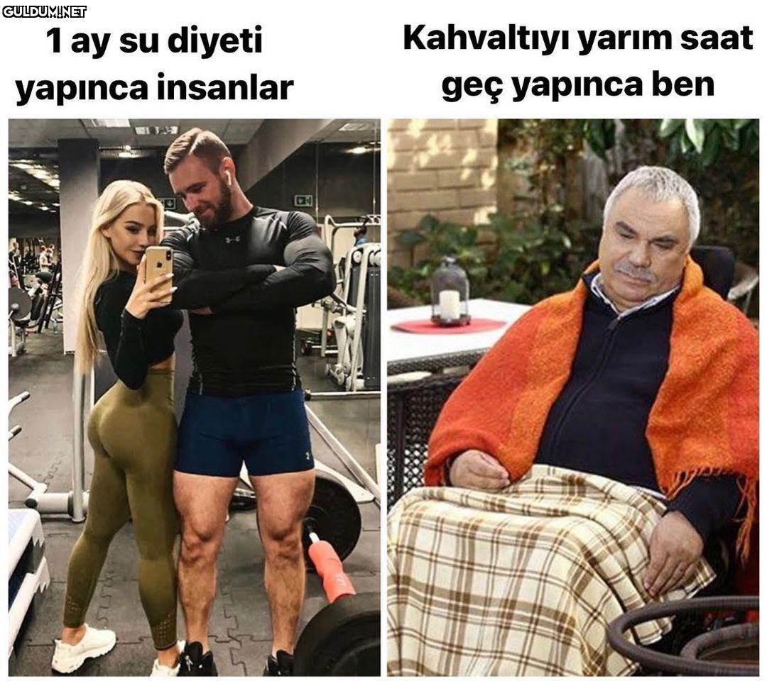 Çünkü bana su içsem...