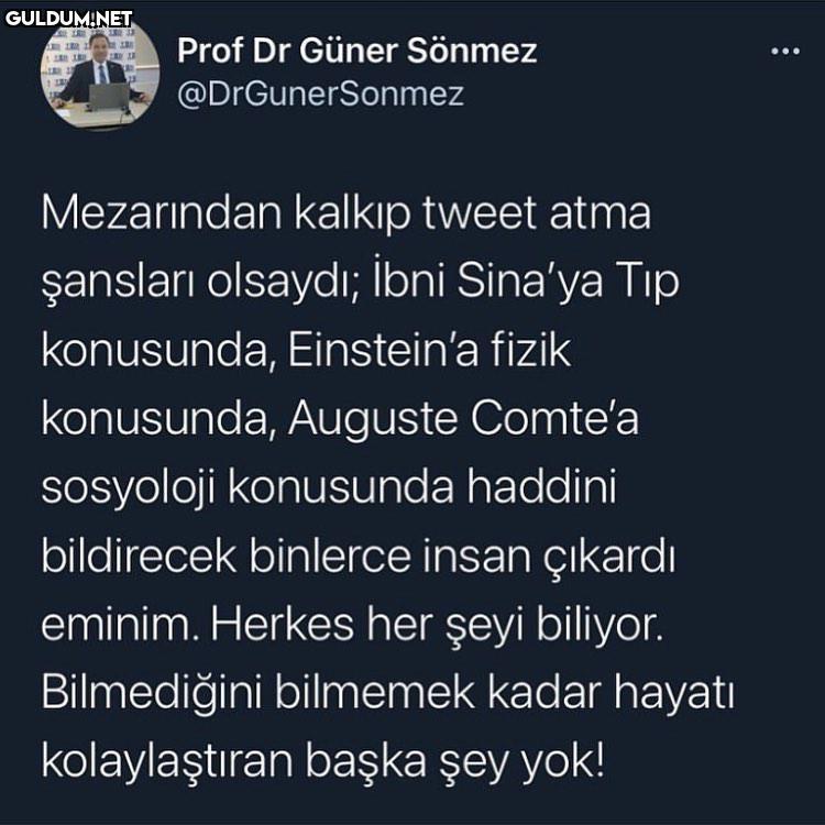 वा Prof Dr Güner Sönmez...
