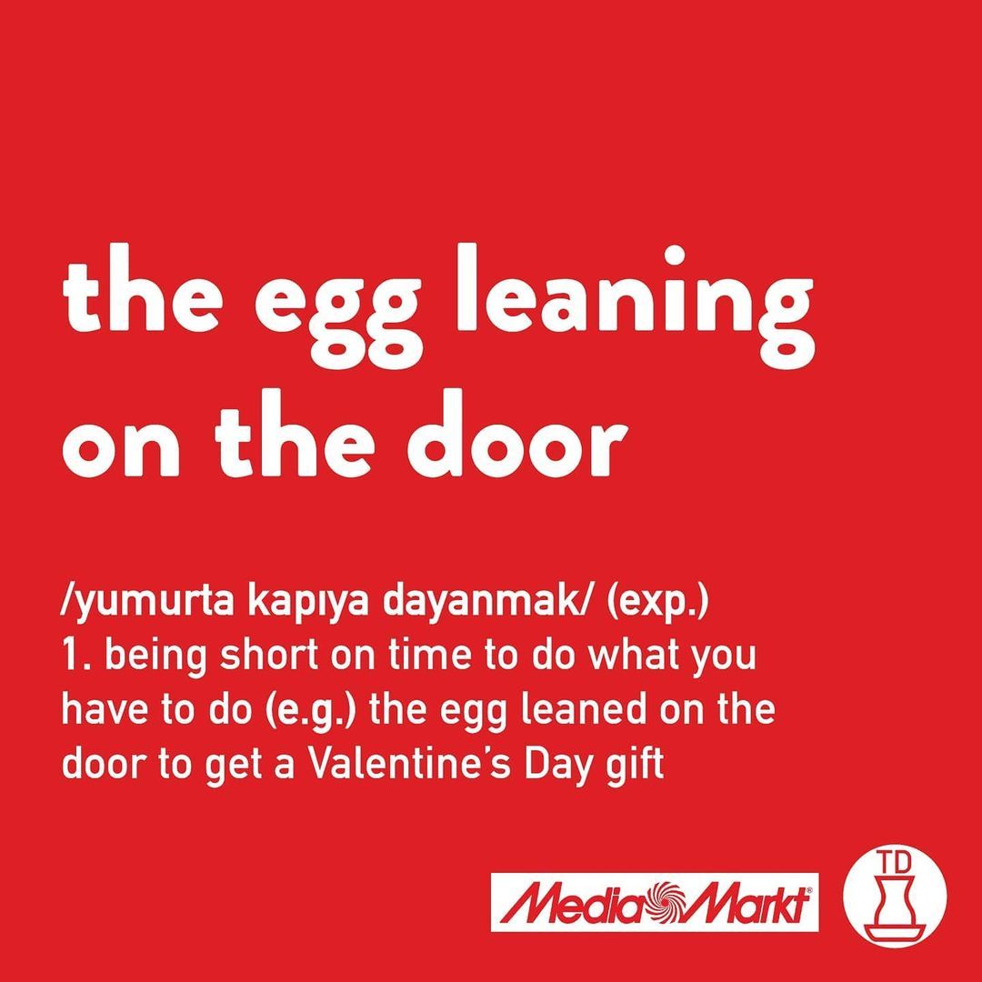 the egg leaning on the...