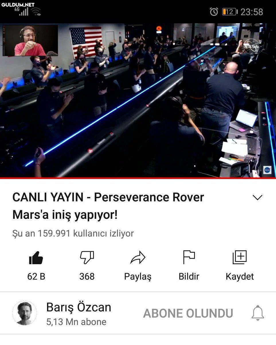 Barış Özcan'ın Mars konulu...