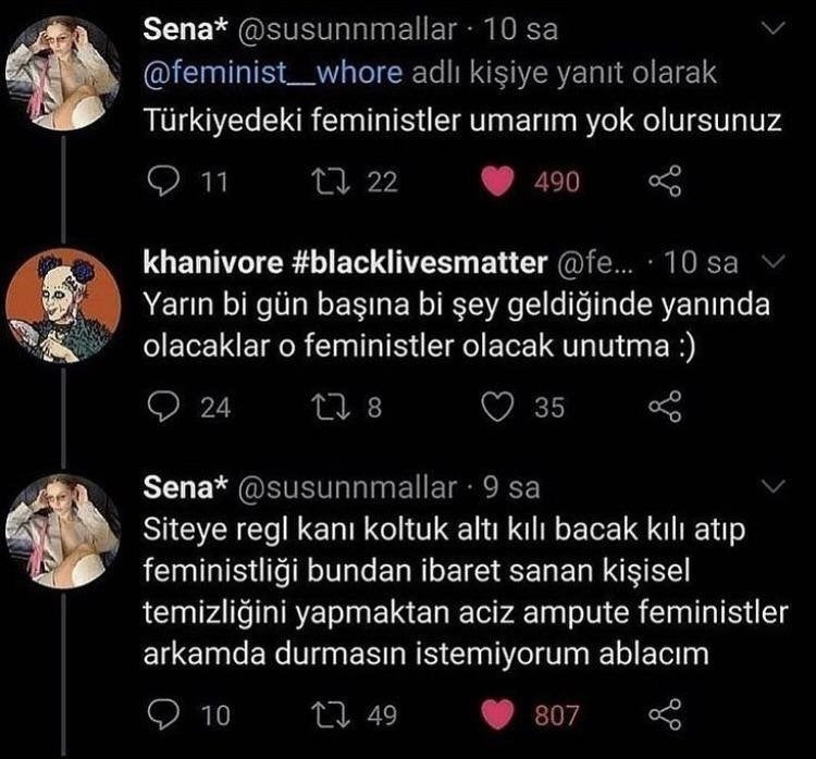 gerçek feminizm bu değil...